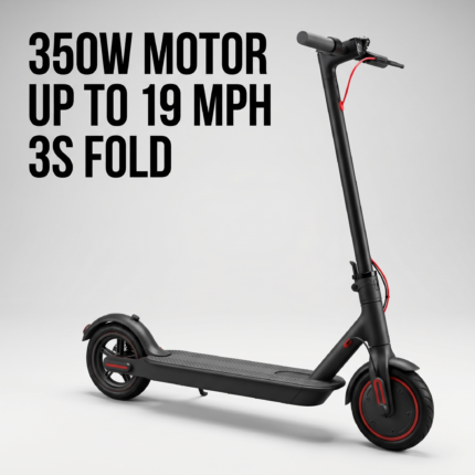 350W Folding Electric Scooter, 36V 7.8Ah High Capacity Battery Portable E-Scooter Commuter Scooter for Adults and Youth Teenagers
