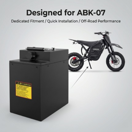 ABK-07 48V 23Ah Lithium Battery Pack - 48V 23Ah Rechargeable Replacement Battery for ABK-07 Electric Off-Road Motorcycle, IPX6 Waterproof with Built-in BMS